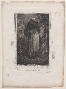 Alte Bettlerin, 1833-38 von Alexandre Gabriel Decamps