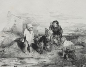 Der entscheidende Wurf von Alexandre Gabriel Decamps