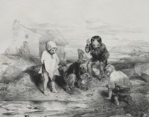 Der entscheidende Wurf von Alexandre Gabriel Decamps