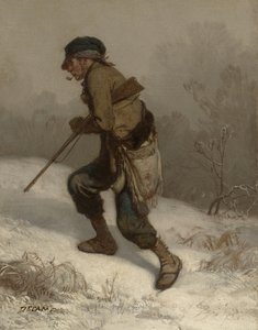 Der Wilderer, ca. 1847 von Alexandre Gabriel Decamps