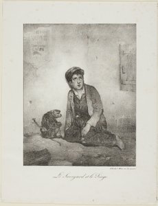 Der Savoyarde und der Affe von Alexandre Gabriel Decamps