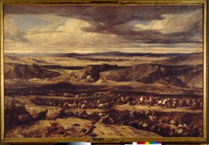 Die Niederlage der Kimbern oder der römische General Marius besiegt die Kimbern in der Ebene der Provence von Alexandre Gabriel Decamps