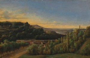 Blick auf Saint-Cloud, in der Nähe der Seine von Alexandre Pau de Saint Martin