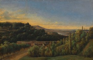 Blick auf Saint-Cloud, in der Nähe der Seine von Alexandre Pau de St. Martin