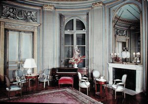 Ansicht des Salons von Alexandre Theodore Brongniart