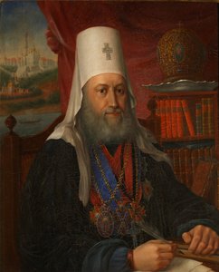 Porträt von Jewgeni Bolchowitinow 1767-1837, Metropolit von Kiew und Galizien, 1837