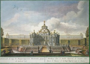 Eremitage-Pavillon im Park von Zarskoje Selo, 1761