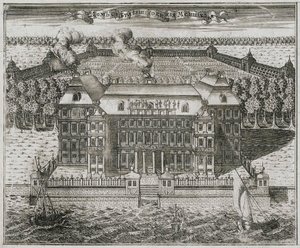 Das Herrenhaus von Prinz Alexander Menshikov (1717) von Alexei Ivanovich Rostovtsev