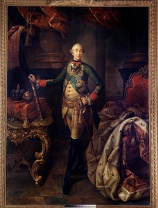 Ganzkörperporträt von Peter III. von Alexei Petrovich Antropov