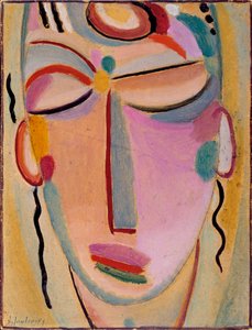 Mystischer Kopf: Meditation von Alexej von Jawlensky