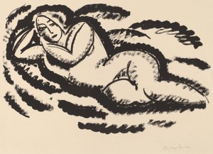 Liegender Akt, ca. 1912