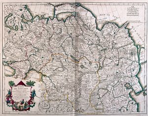 Reich von Russland und Tartarie - von A von Alexis Hubert Jaillot