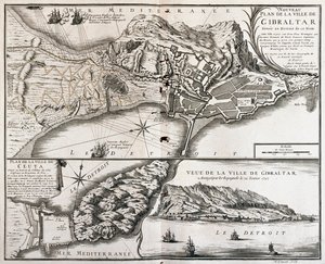 Gibraltar und Ceuta, Spanien von Alexis Hubert Jaillot