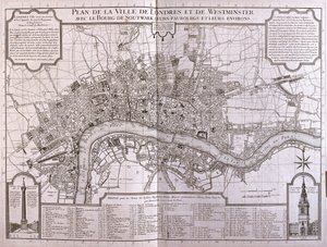 London und Westminster - England - von A von Alexis Hubert Jaillot