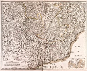 Südpiemont und Monferrato, Italien von Alexis Hubert Jaillot