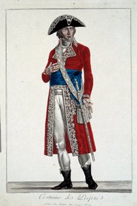 Ein Präfekt in rotem Kostüm, Gravur von Alexis Chataignier (1772-1817) von Alexis Chataigner