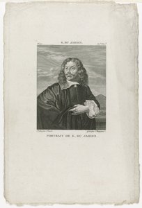 Porträt von Karel Dujardin Portrait de K. Du Jardin (Titel auf dem Objekt) Galerie du Musée Napoléon (Serientitel) von Alexis Chataigner