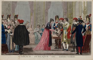Öffentliche Audienz des Direktoriums, ca. 1797