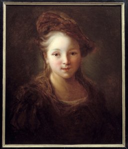 Porträt eines jungen Mädchens von Alexis Grimoux