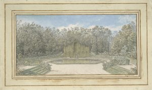 Ansicht eines Laubengangs in einem Park von Alexis Nicolas Pérignon (le vieux)