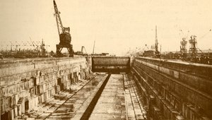 Albert Dock Erweiterung, Hafen von London, ca. 1930