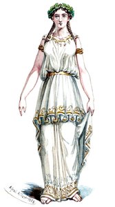 La magicienne - Kostümentwürfe - Mèlusine, 3. Kostüm (retuschiert) von Alfred Albert