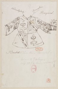 La magicienne - Kostümentwürfe - MM. Bouqueval, Barbat von Alfred Albert