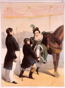 Die Zirkusdarstellerin, aus Les Femmes de Paris