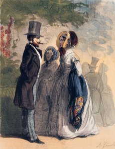 Der regelmäßige Besucher der Ranelagh-Gärten, aus 