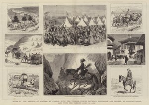 Notizen unserer Künstler, in Sistova, in Pavolo, mit den türkischen Streitkräften zwischen Rustchuck und Shumla, in Konstantinopel und mit der türkischen Armee in Asien von Alfred Chantrey Corbould