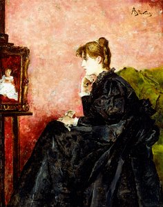 Dame in Schwarz