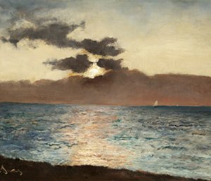 Meereslandschaft, Le Tréport, ca. 1880-89 von Alfred Emile Stevens