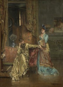 Der Besuch, ca. 1870
