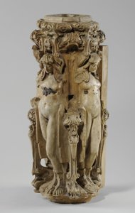 Eine von 9 Maquetten für den Sam Wilson Kamin, ca. 1908-14 (Gips & Schellack) von Alfred Gilbert