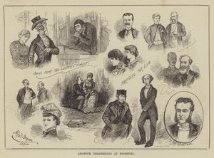 Amateurtheater in Highbury von Alfred Gish Bryan