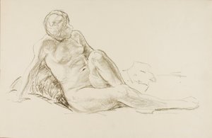 Liegender Akt von Alfred H. Maurer