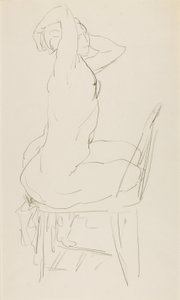 Sitzender Akt von Alfred H. Maurer