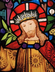 Christus (Detail), Das Licht der Welt