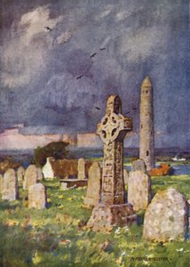 Clonmacnoise, County Roscommon von Alfred Heaton Cooper