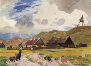 Dänemark: Gamla Skagen von Alfred Heaton Cooper