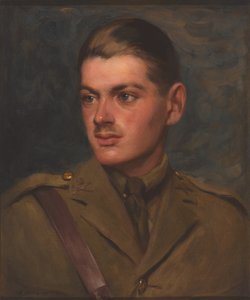 Ein Offizier des Maschinengewehrkorps