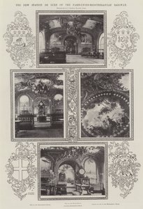 Der neue Luxusbahnhof der Paris-Lyon-Mittelmeer-Bahn von Alfred Hugh Fisher