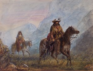 Kapitän Joseph Rutherford Walker, ca. 1837 von Alfred Jacob Miller