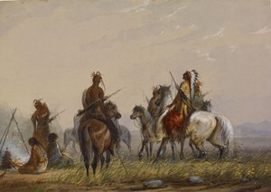 Expedition zur Ergreifung wilder Pferde - Sioux von Alfred Jacob Miller
