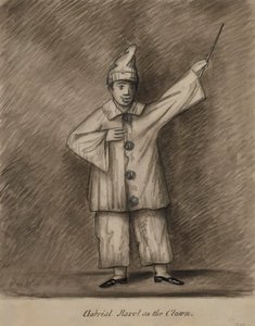 Gabriel Ravel als Clown von Alfred Jacob Miller