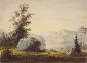 See, Wind River, ca. 1837 von Alfred Jacob Miller
