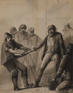 Geh niemals nach Frankreich, ohne die Sprache zu lernen. von Alfred Jacob Miller