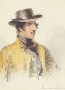Sir William Stewart, um 1837 von Alfred Jacob Miller