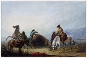 Das Herausnehmen der Rippe von Alfred Jacob Miller