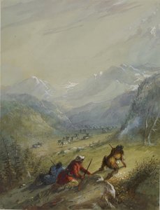 Der Argali - Bergschaf von Alfred Jacob Miller